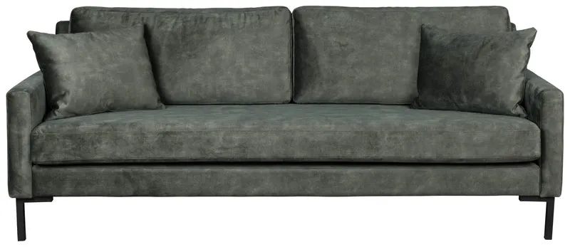 3-Sitzer Sofa HOUDA Samtstoff FOREST Grün von DUTCHBONE
