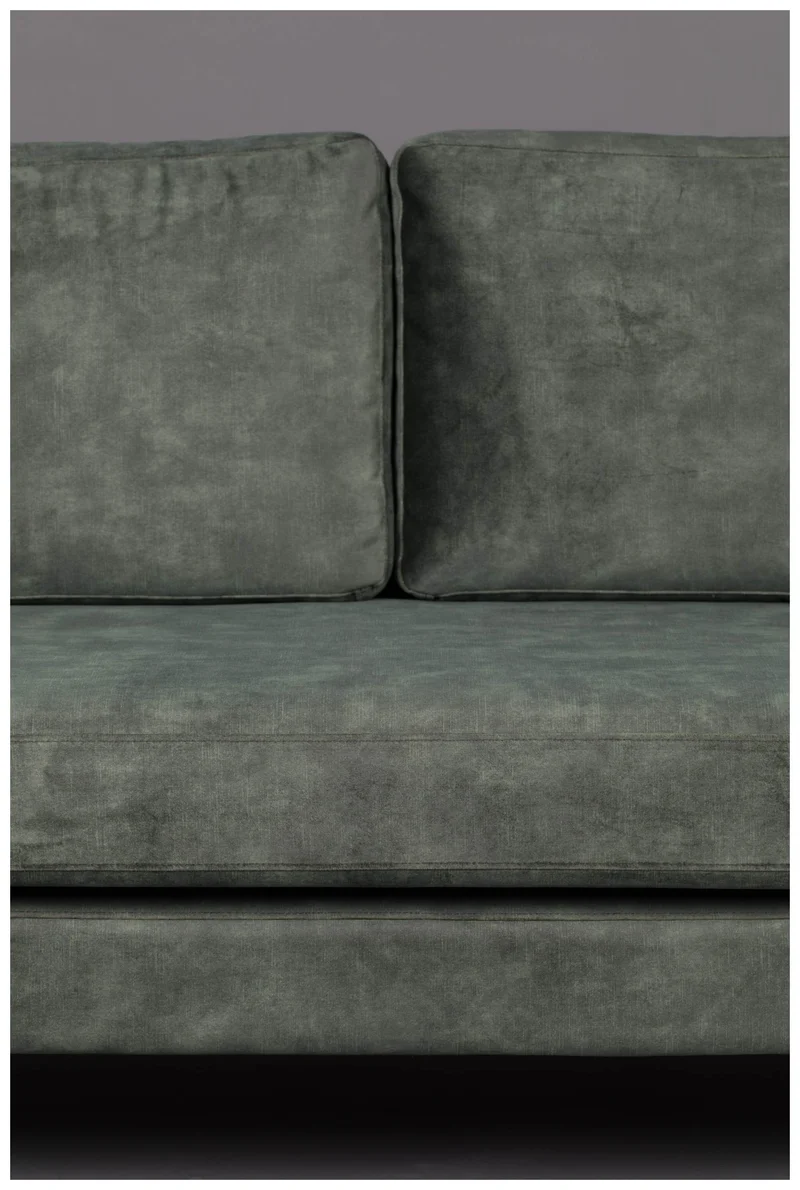 3-Sitzer Sofa HOUDA Samtstoff FOREST Grün von DUTCHBONE
