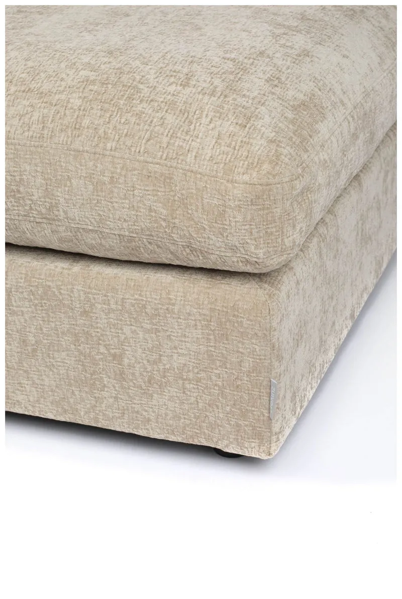 Hocker SENSE NATURE Soft von ZUIVER - Hellbeige