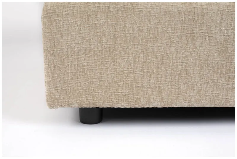 Hocker SENSE NATURE Soft von ZUIVER - Hellbeige