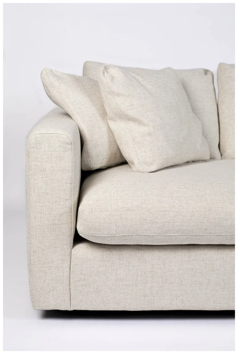 Zuiver 3-sitzer Sofa SENSE CREAM Soft