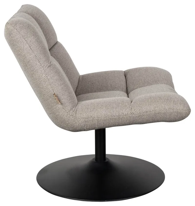 Lounge Sessel BAR Stoff Hellgrau von DutchBone