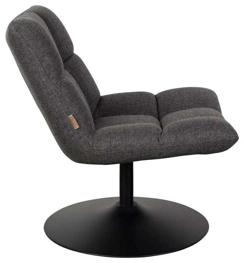 Lounge Sessel BAR Stoff Dunkelgrau von DutchBone