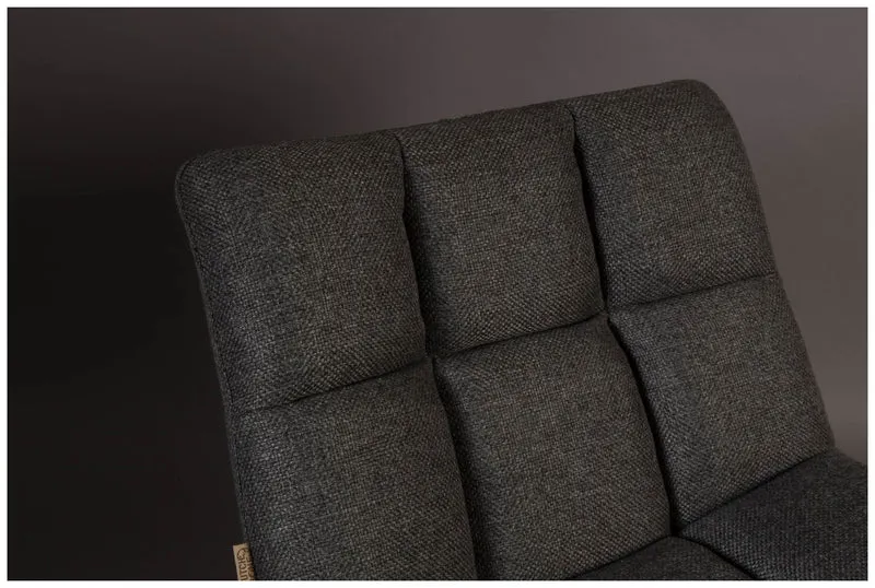 Lounge Sessel BAR Stoff Dunkelgrau von DutchBone