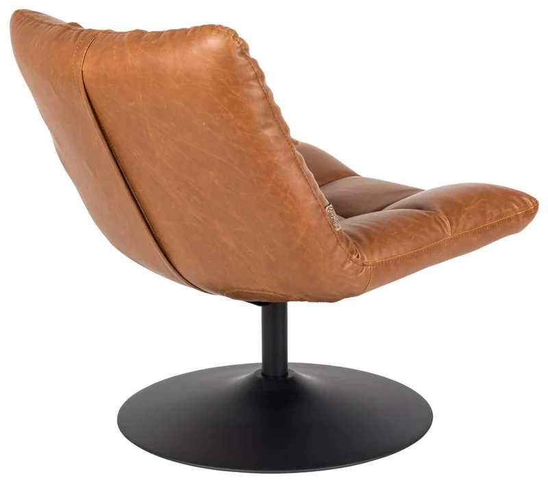Lounge Sessel BAR VINTAGE BROWN Kunstleder von DutchBone