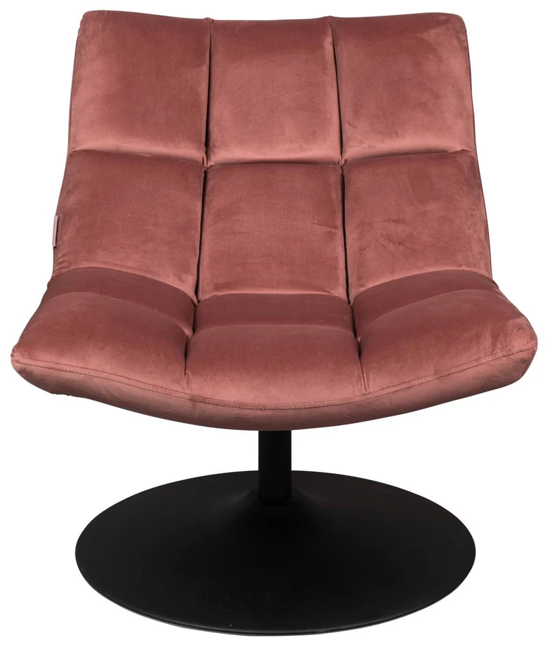 Lounge Sessel BAR VELVET OLD PINK von DutchBone