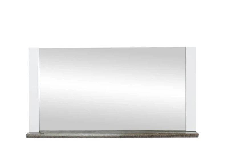 Garderobenspiegel MATEO 131 x 70 cm Ablage Driftwood Nachbildung