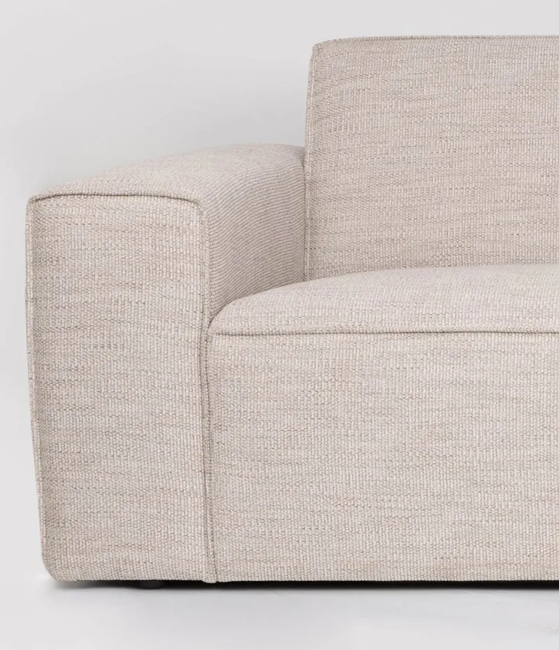 Sofa Couch BOR LATTE 2,5 Sitzer von ZUIVER