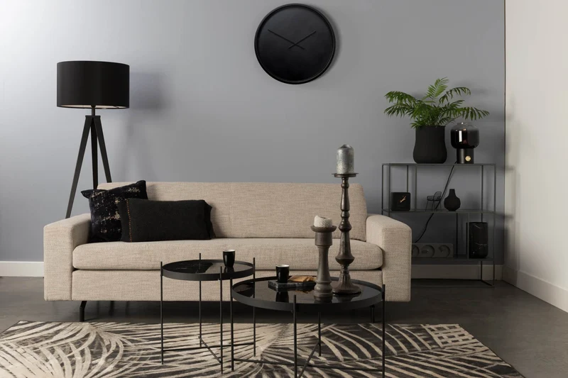 Sofa Couch JEAN LATTE 2,5 Sitzer von Zuiver