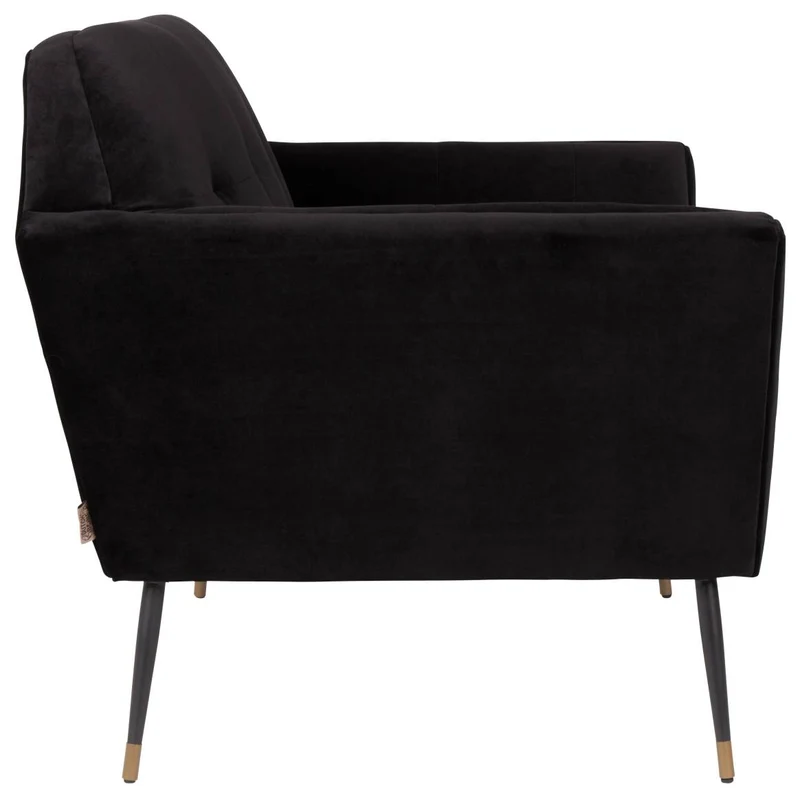 Lounge Sessel KATE BLACK Samt von DUTCHBONE
