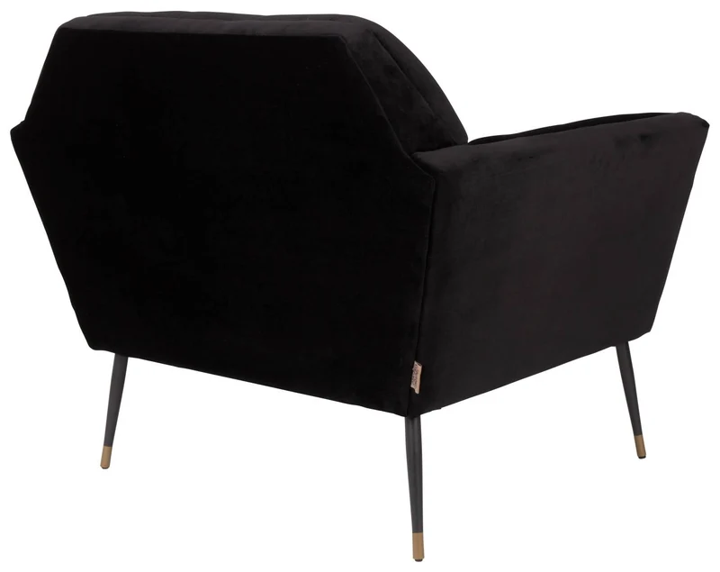 Lounge Sessel KATE BLACK Samt von DUTCHBONE