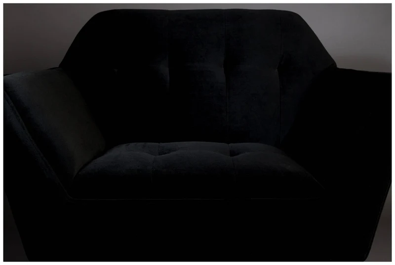 Lounge Sessel KATE BLACK Samt von DUTCHBONE