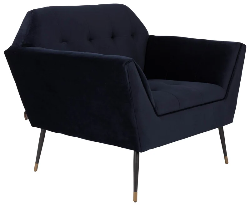 Lounge Sessel KATE DEEP BLUE Samt von DUTCHBONE