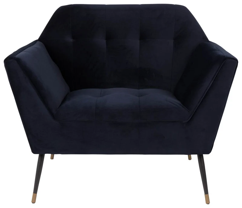 Lounge Sessel KATE DEEP BLUE Samt von DUTCHBONE
