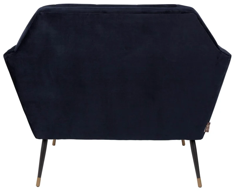 Lounge Sessel KATE DEEP BLUE Samt von DUTCHBONE