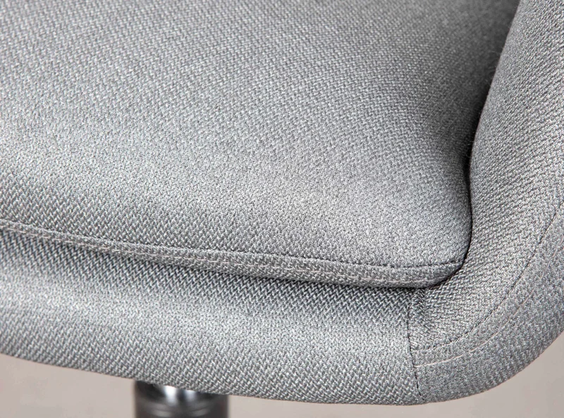 Drehstuhl Bürostuhl WORKRELAXED GREY Bezug Stoff Grau Fußkreuz Schwarz