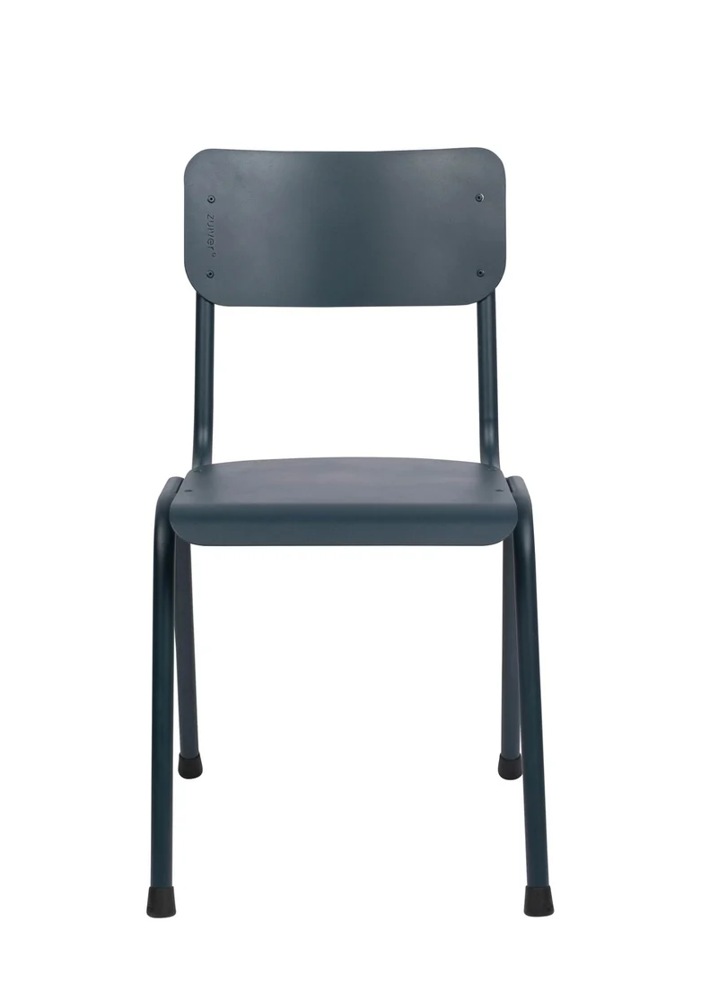 Gartenstuhl Stapelstuhl BACK TO SCHOOL OUTDOOR Blue von ZUIVER