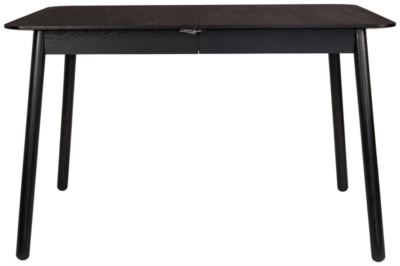 Esstisch GLIMPS BLACK von ZUIVER 120 x 80 ausziehbar Esche