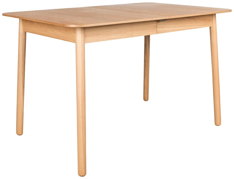 Esstisch GLIMPS von ZUIVER 120 x 80 ausziehbar Esche lackiert