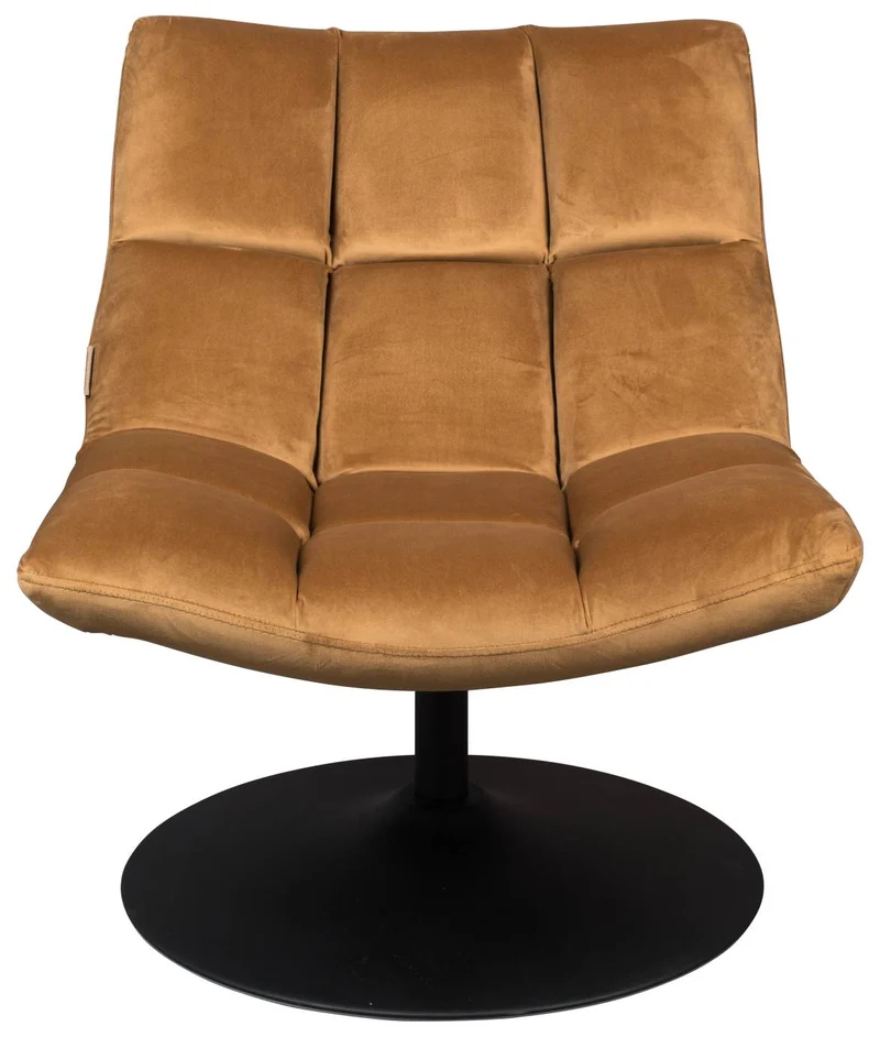 Lounge Sessel BAR VELVET GOLDEN BROWN von DutchBone
