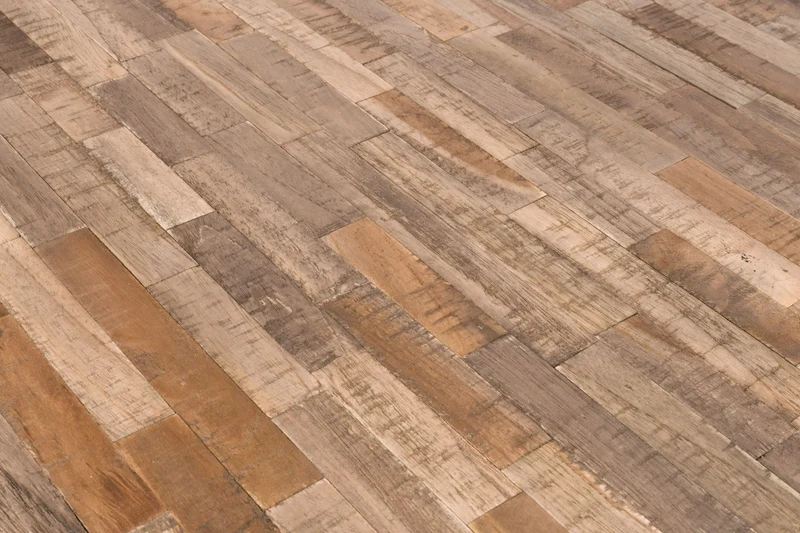 Design Esstisch SURI 200 x 90 cm Platte recycled Teak