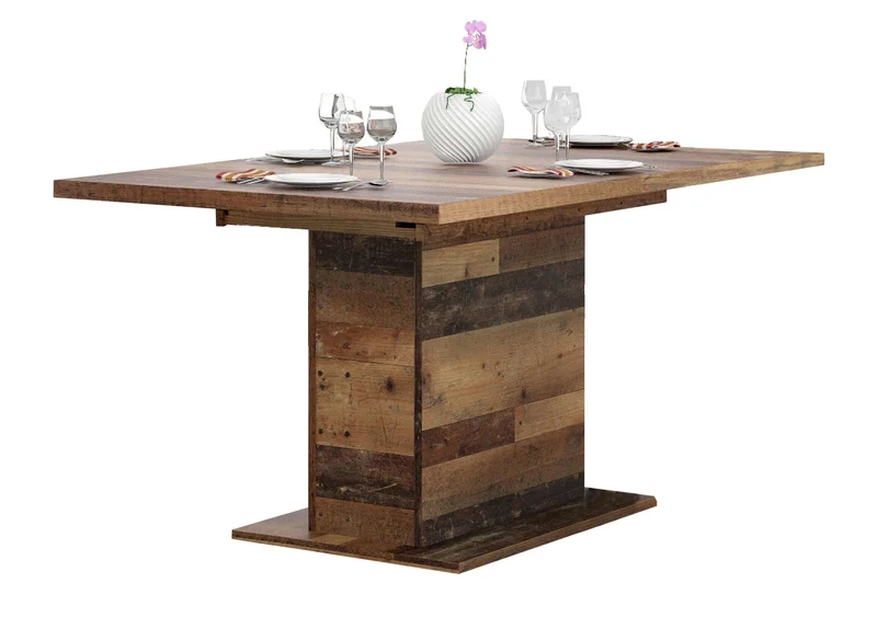 Esstisch Ausziehtisch CLIF 160 - 200 cm Optik: Old Wood Vintage
