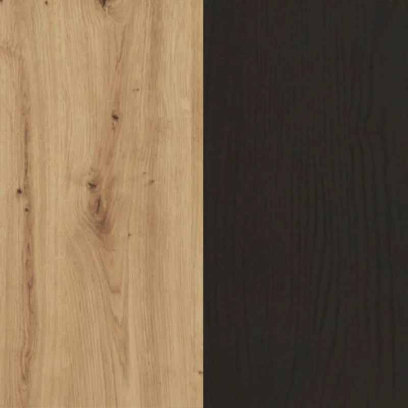 Couchtisch TRONDHEIM Artisan Eiche / Schwarzeiche Optik von Forte