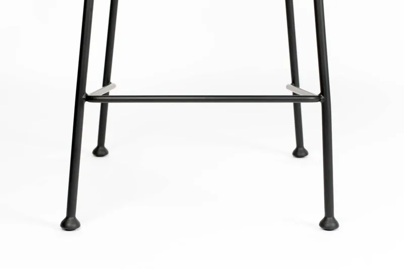 Tresenhocker BENSON GREY BLUE von ZUIVER mit trendigen Cordstoff