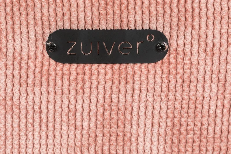 Barhocker BENSON PINK von ZUIVER mit trendigen Cordstoff
