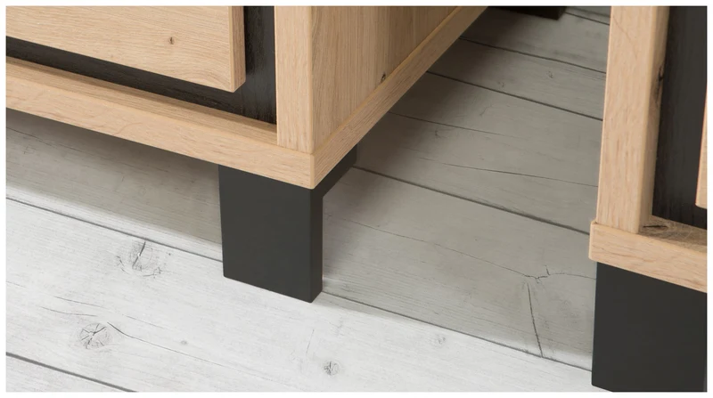 Lowboard TRONDHEIM Artisan Eiche / Schwarzeiche Optik von Forte