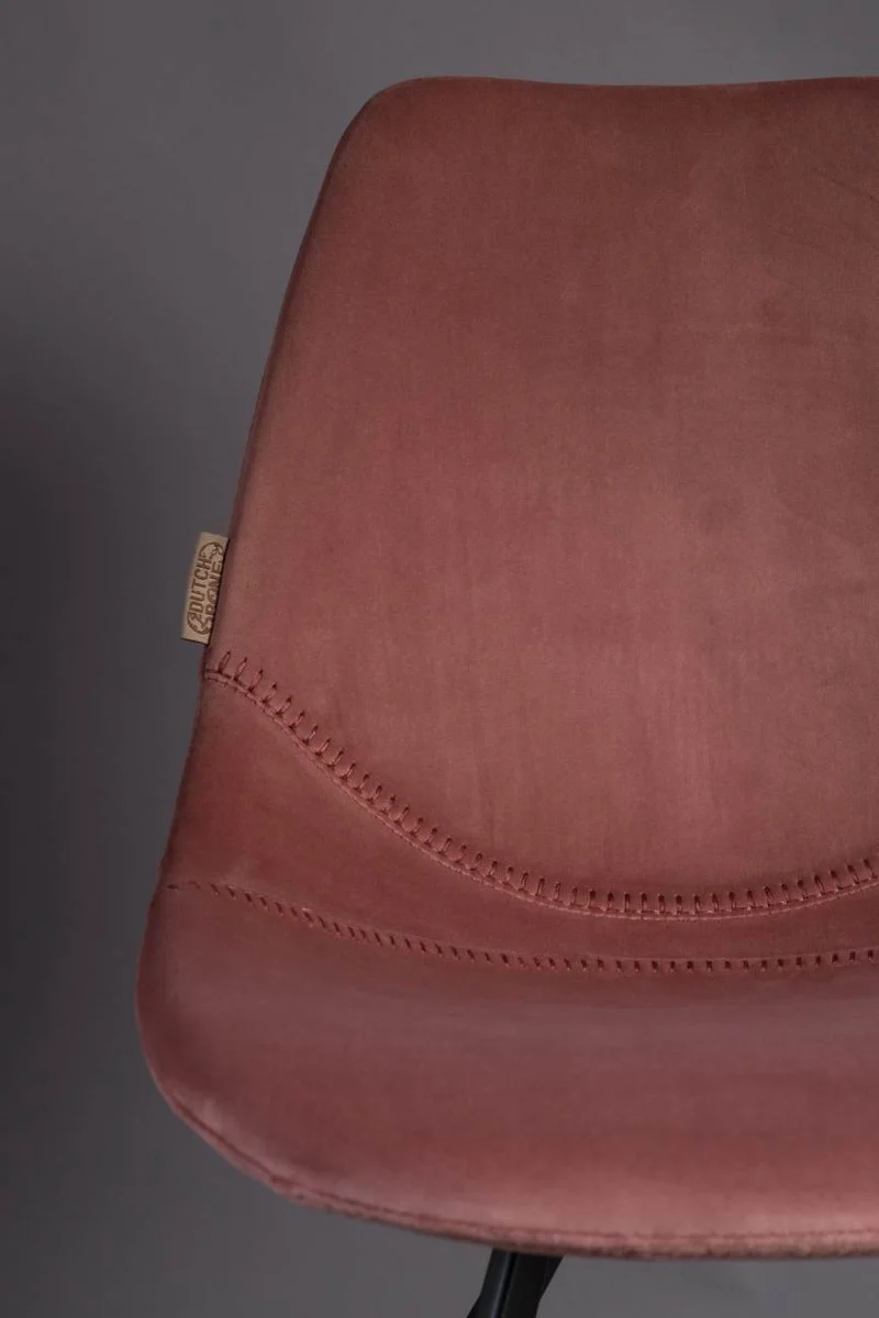 Esszimmerstuhl FRANKY VELVET Samt Rosa von DutchBone