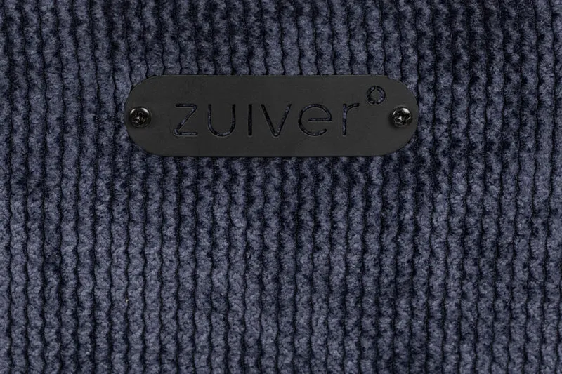 Esszimmerstuhl BENSON DARK BLUE von ZUIVER mit trendigen Cordstoff