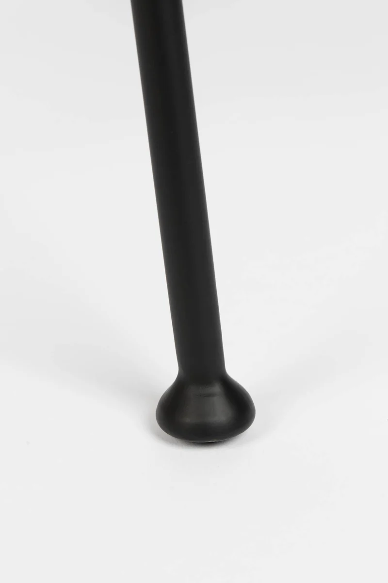 Esszimmerstuhl BENSON DARK BLUE von ZUIVER mit trendigen Cordstoff