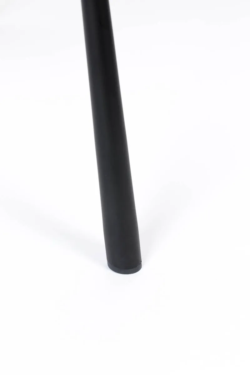 Esszimmerstuhl BRIT Kunstleder Schwarz von ZUIVER