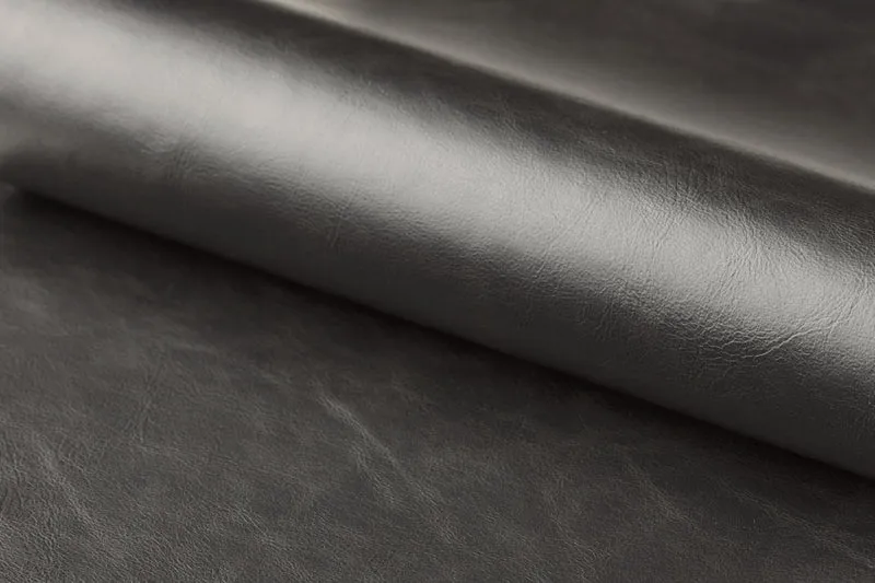 Esszimmerstuhl NAYA drehbar in Kunstleder Vintage schwarz
