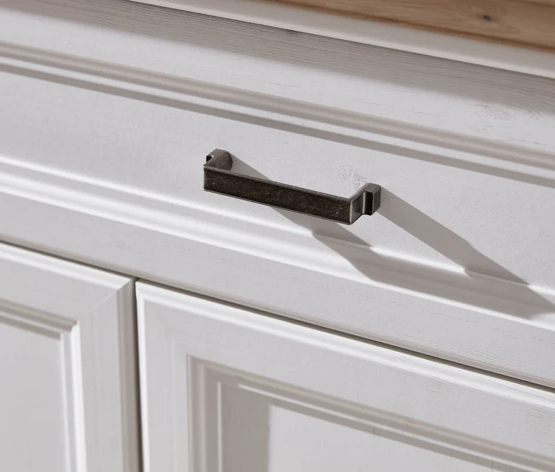 Buffet Geschirrschrank JASMIN Pinie weiß Nachbildung