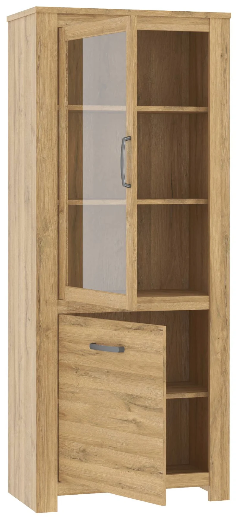 Wohnzimmerschrank HAVANNA, Alt-Eiche, 4-teilig, von Forte