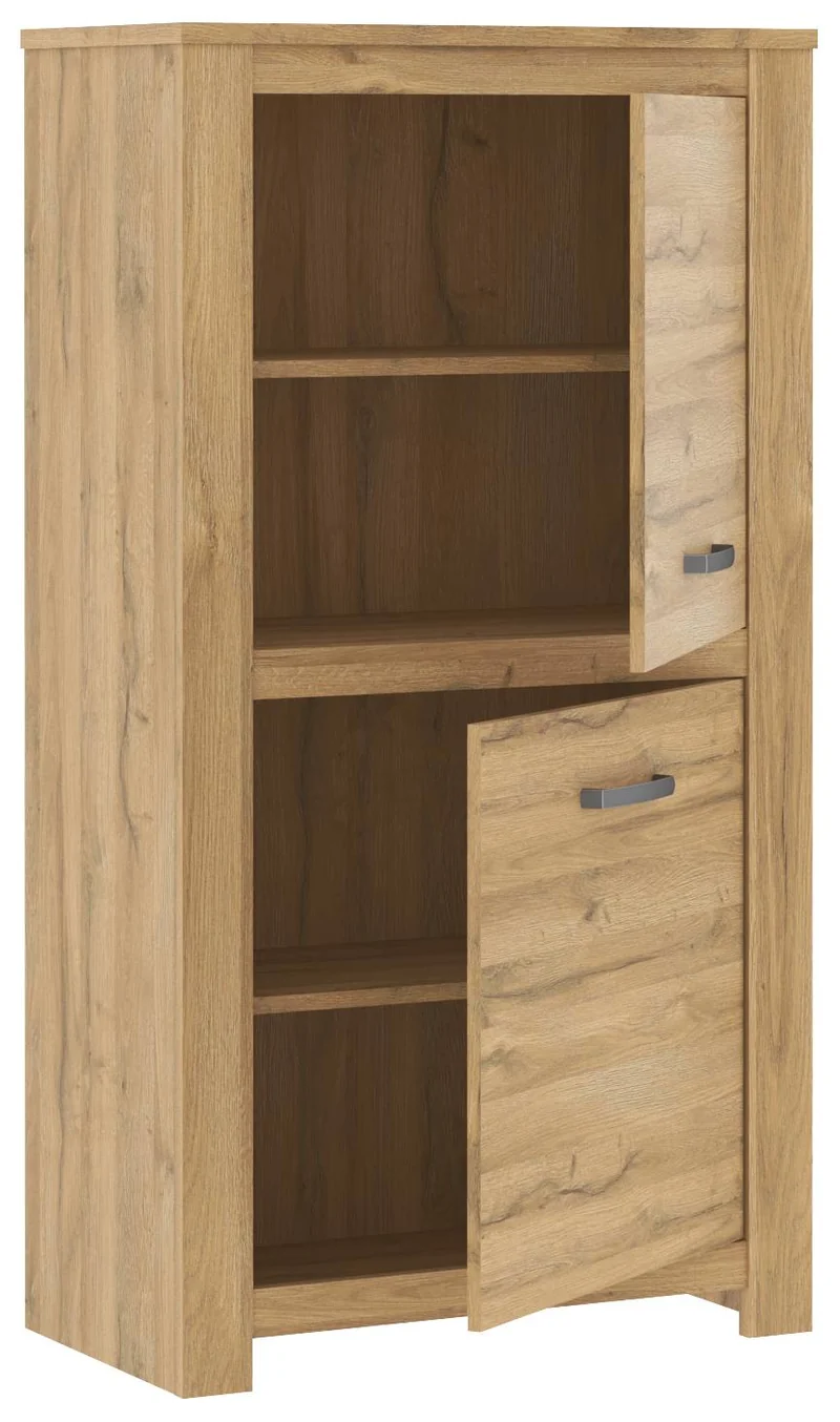 Wohnzimmerschrank HAVANNA, Alt-Eiche, 4-teilig, von Forte