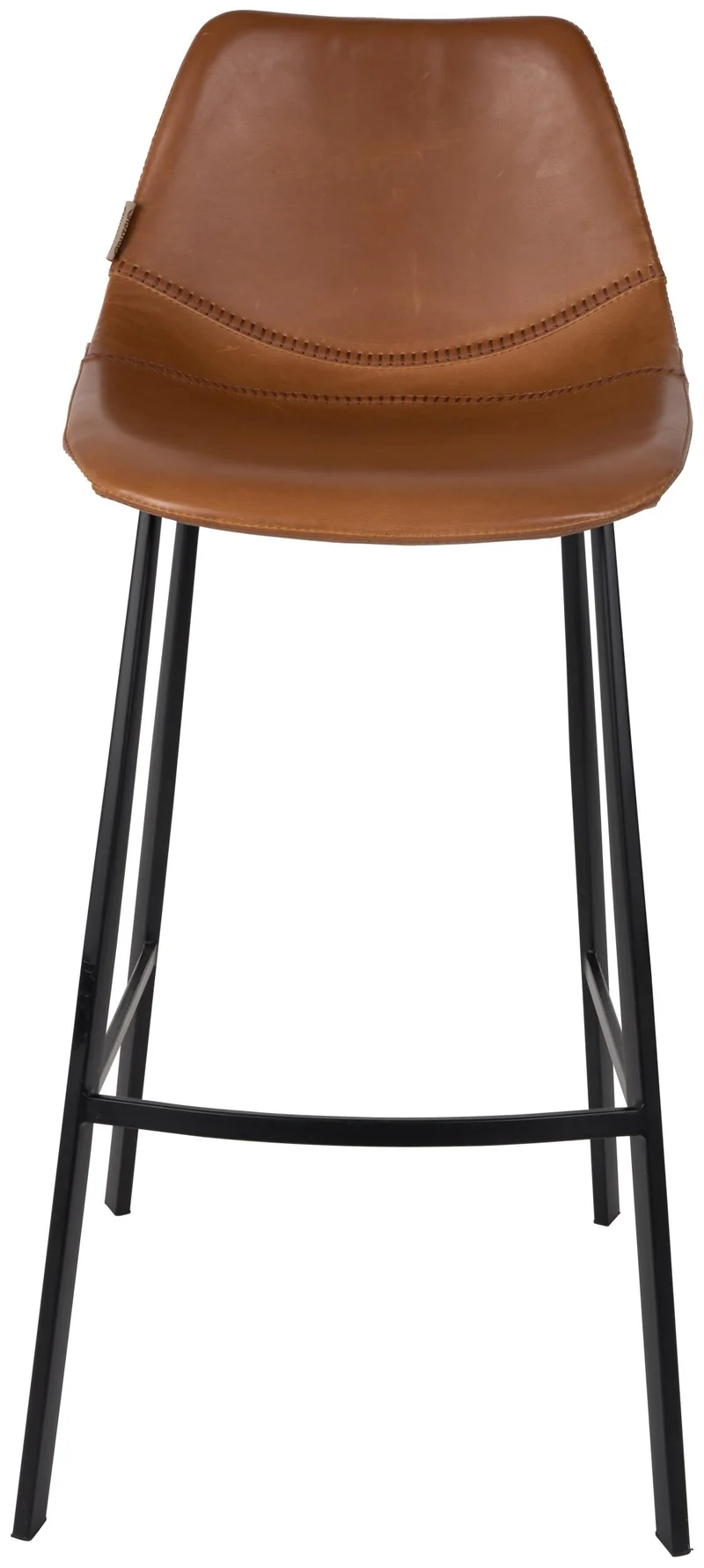 Barhocker FRANKY Kunstleder Vintage braun von DutchBone