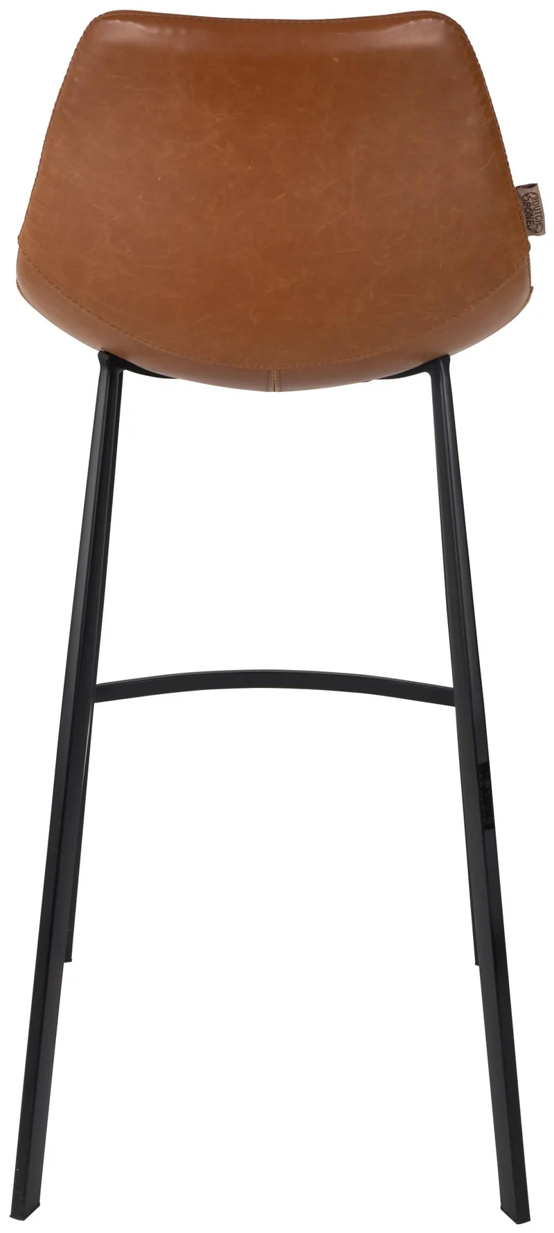 Barhocker FRANKY Kunstleder Vintage braun von DutchBone