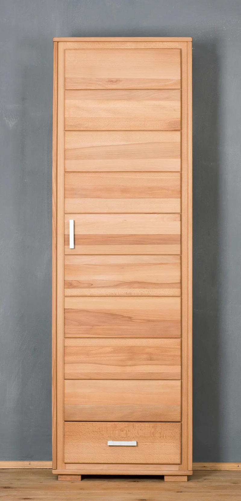 Wohnzimmerschrank Genf Set VIII, Kernbuche massiv geölt, 4-teilig