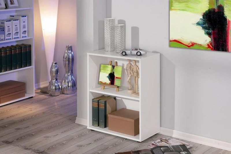 Regal Bücherregal ARCO 1 Melamin weiß