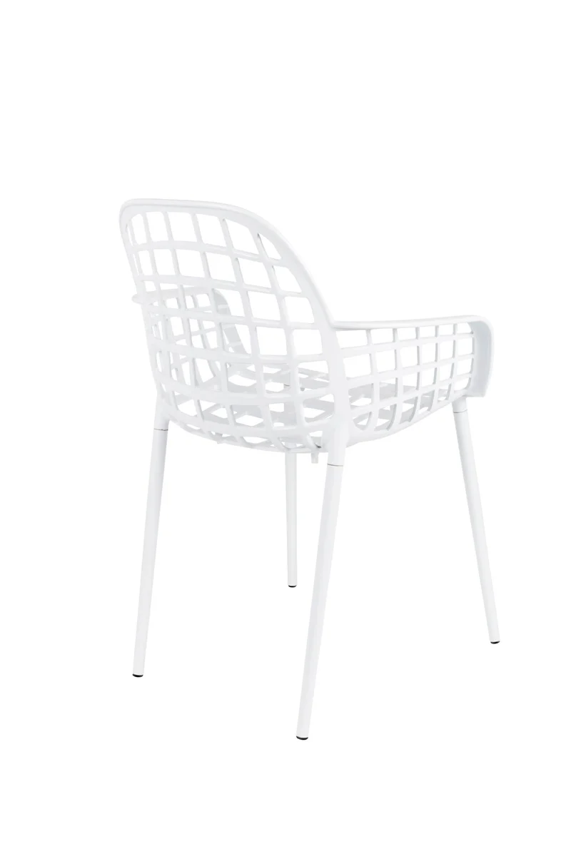 Stuhl Gartenstuhl ALBERT Aluminium Weiß von ZUIVER