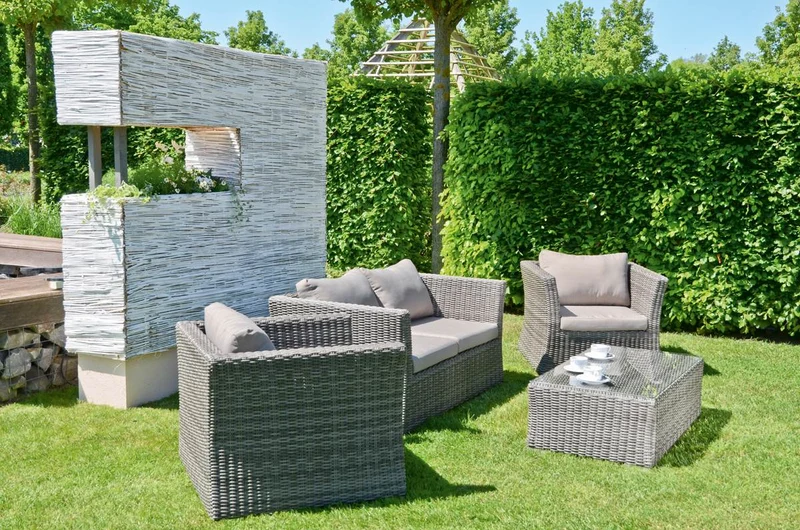 Garten Lounge Gruppe AVILA 4-teilig inkl. Kissen