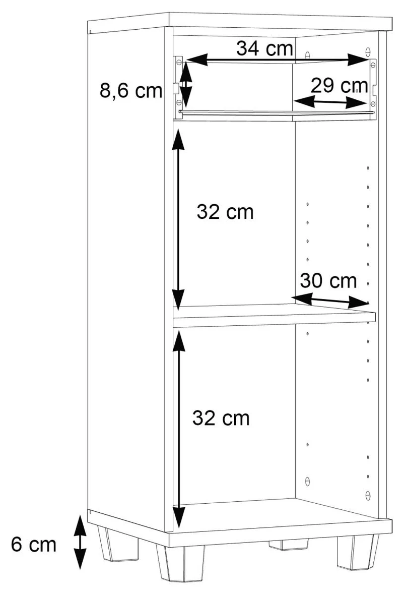 Badezimmer Komplett-Set VERIS 1, 5-tlg., Badmöbel Front weiß Hochglanz