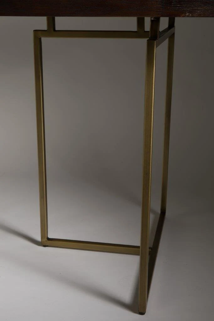 Esstisch CLASS mit Fischgrät Platte 220 x 90 cm von DutchBone
