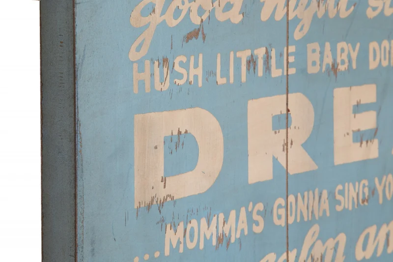 Wall Art Deko Holzschild - "A dream" im Vintage Look