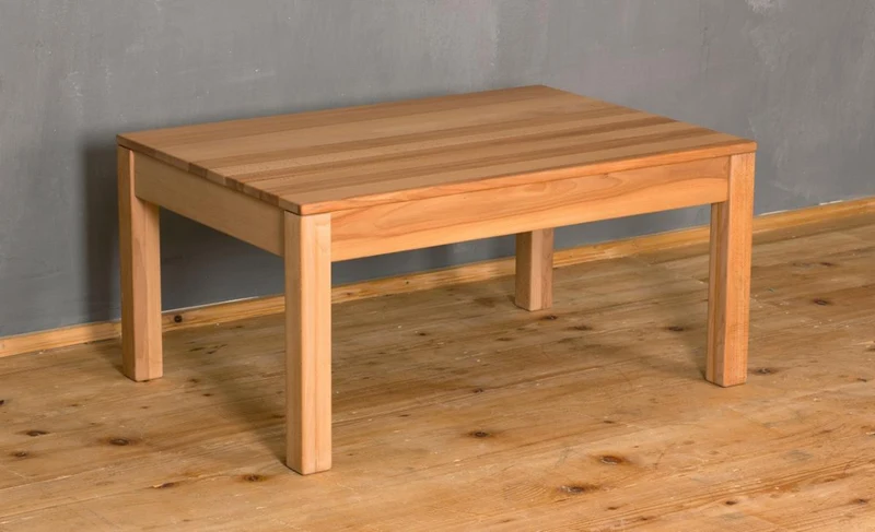 Couchtisch 100 x 70 cm Kernbuche Massivholz geölt, Genf
