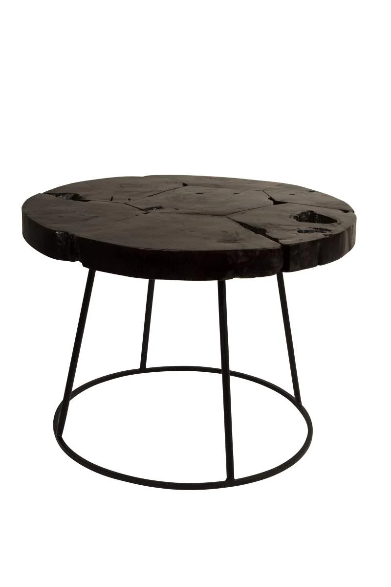Couchtisch KRATON von DutchBone mit Teakholz Platte