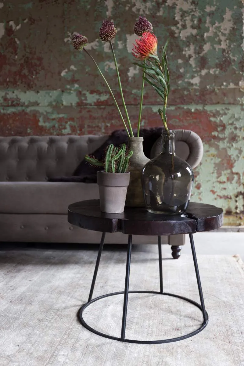 Couchtisch KRATON von DutchBone mit Teakholz Platte